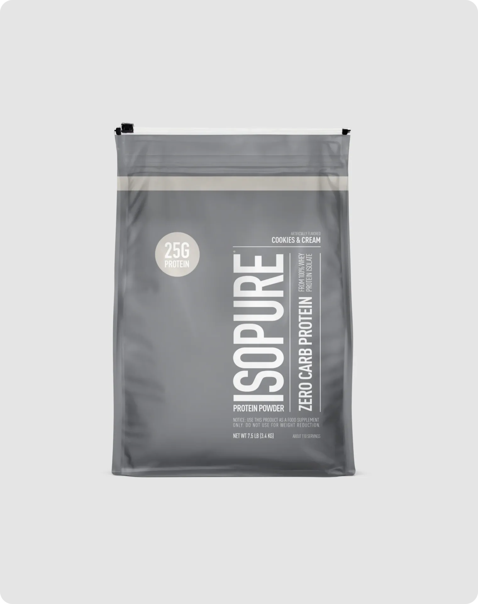 Isopure Flavored Protein - Cookies and Cream